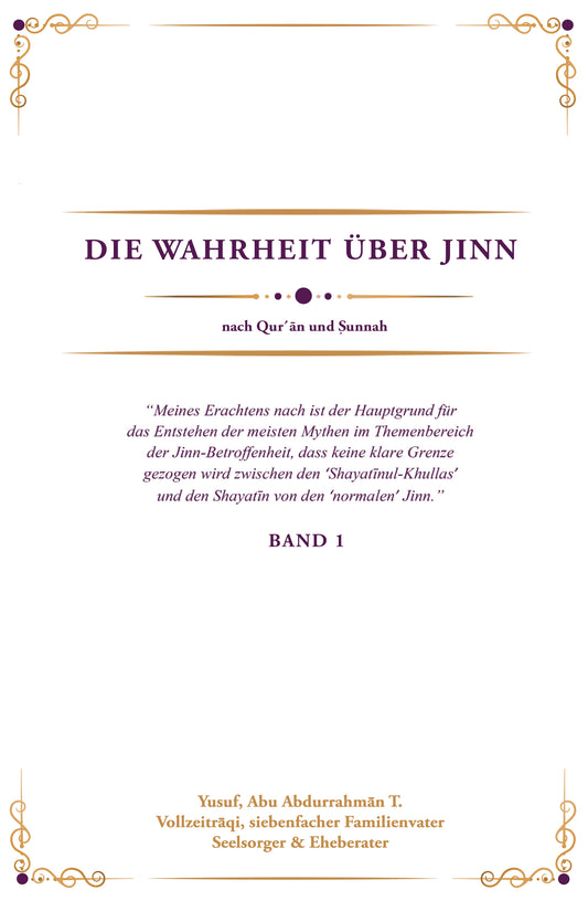 Die Wahrheit über Jinn, Band 1